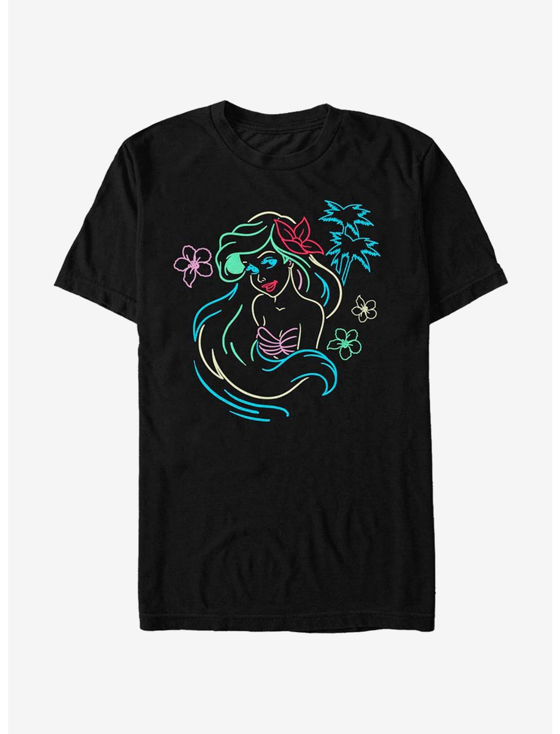 Disney Little Mermaid Ariel Lights T-Shirt, BLACK, hi-res