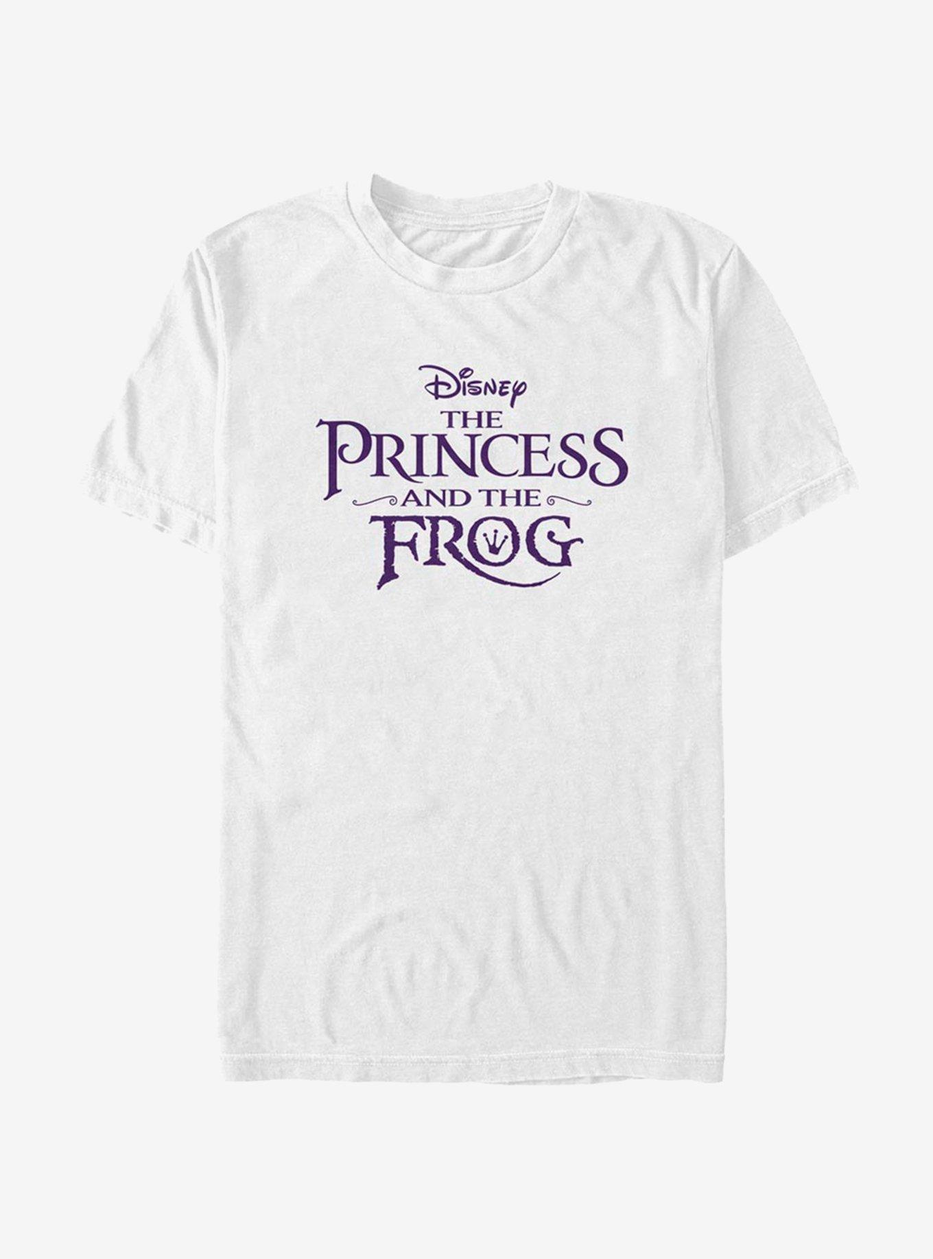 Disney The Princess and The Frog Princess Frog Logo T-Shirt, WHITE, hi-res