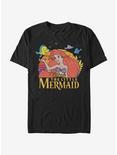 Disney Little Mermaid Logo Title T-Shirt, BLACK, hi-res