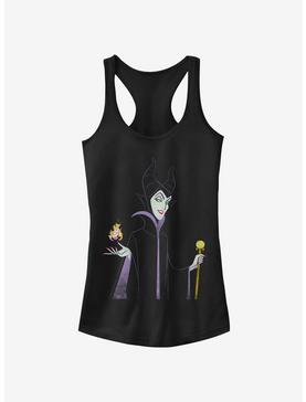 Disney Sleeping Beauty Minimal Maleficent Girls Tank, , hi-res