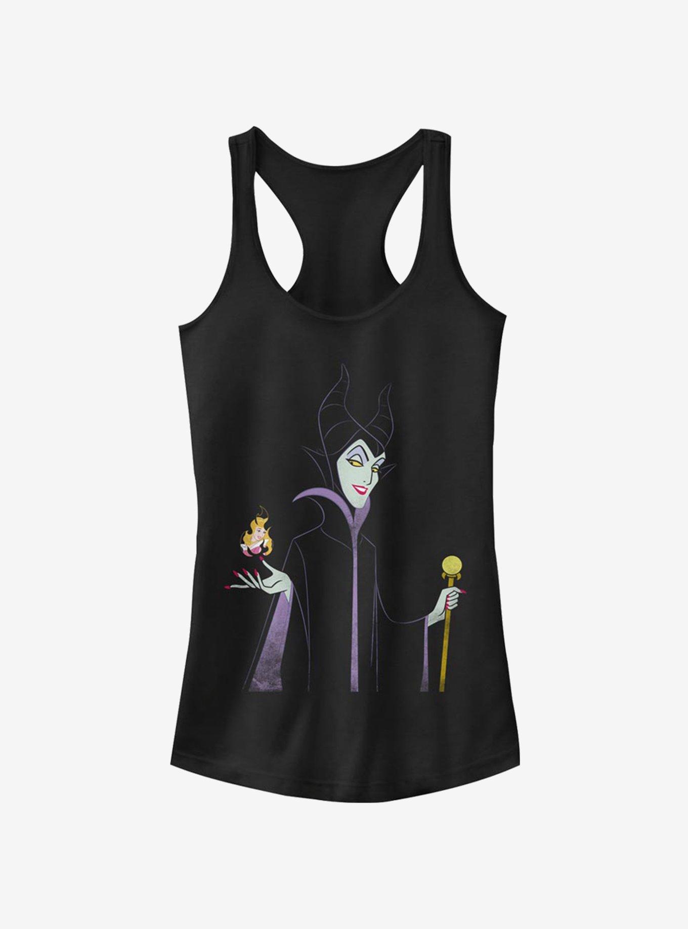 Disney Sleeping Beauty Minimal Maleficent Girls Tank, , hi-res