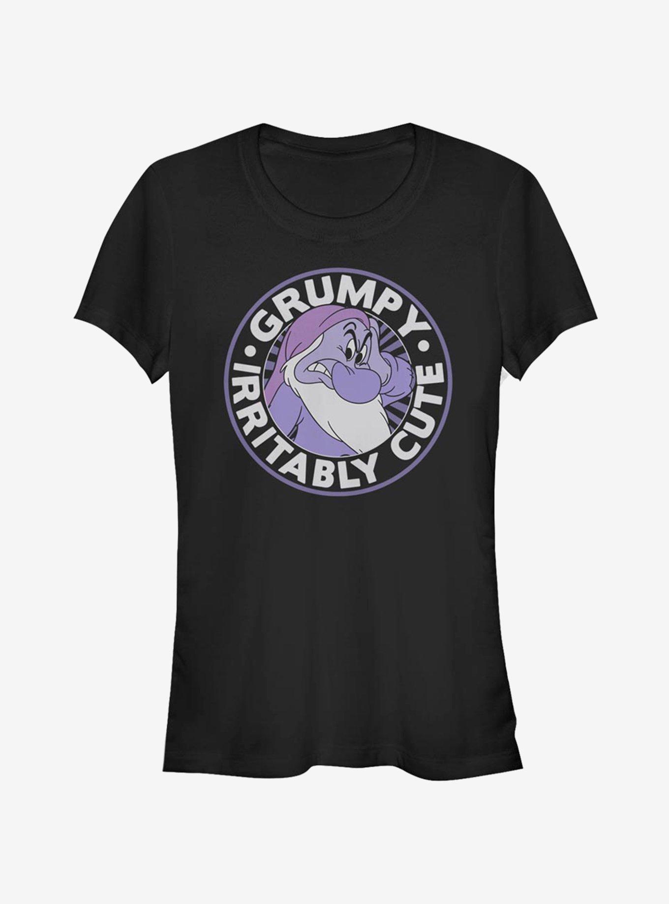 Disney Snow White About Grumpy Round Girls T-Shirt, , hi-res