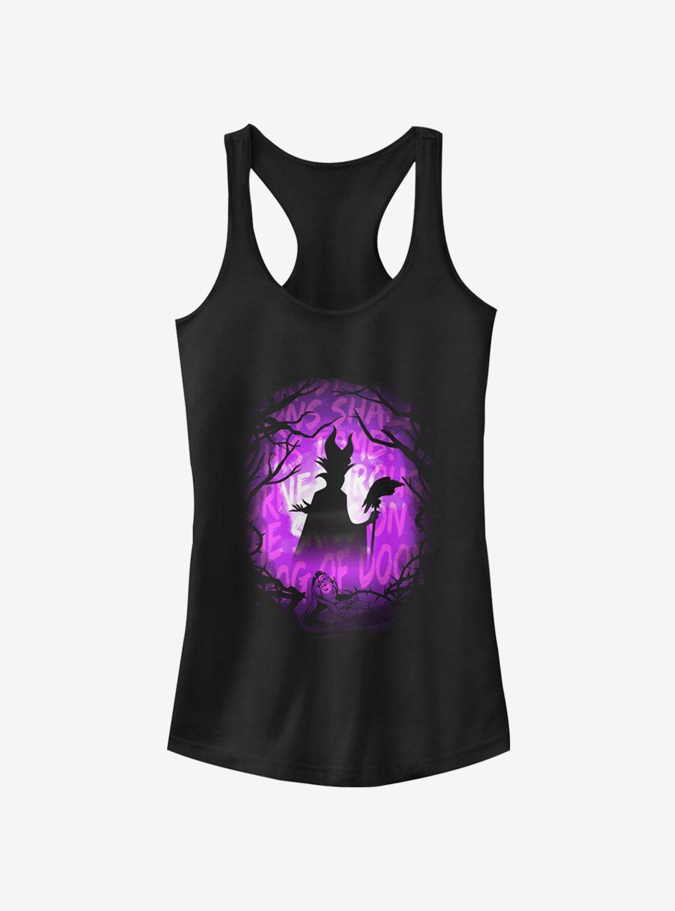 Disney Sleeping Beauty Looming Doom Girls Tank, BLACK, hi-res