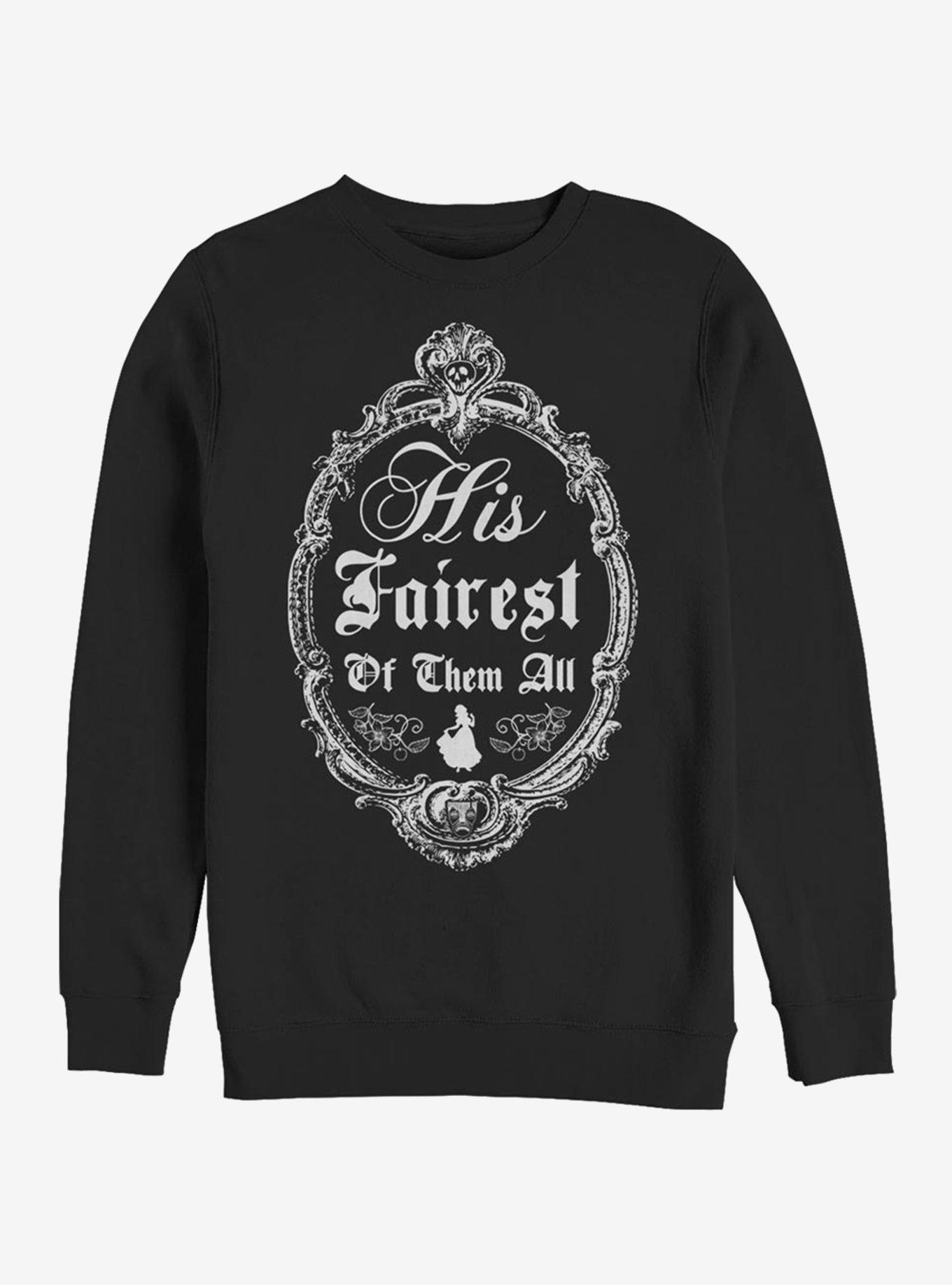 Disney Snow White His Fairest Sweatshirt, BLACK, hi-res