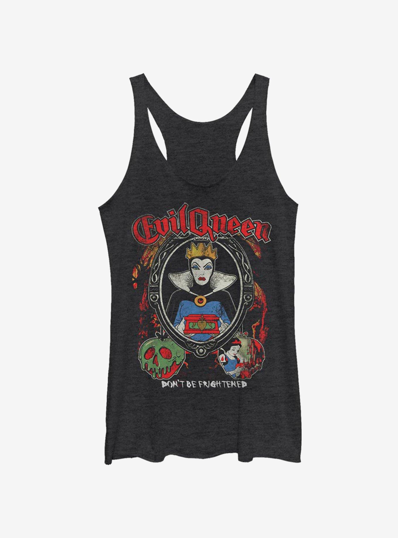 Disney Snow White Evil Queen Girls Tank, BLK HTR, hi-res