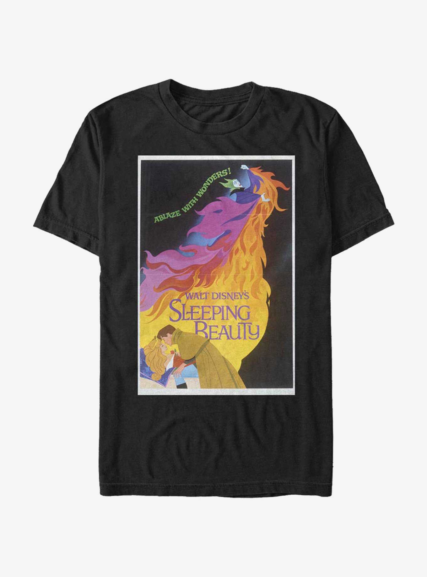 Disney Sleeping Beauty Aurora, Phillip & Maleficent Dark Sleeping Beauty Poster T-Shirt, , hi-res