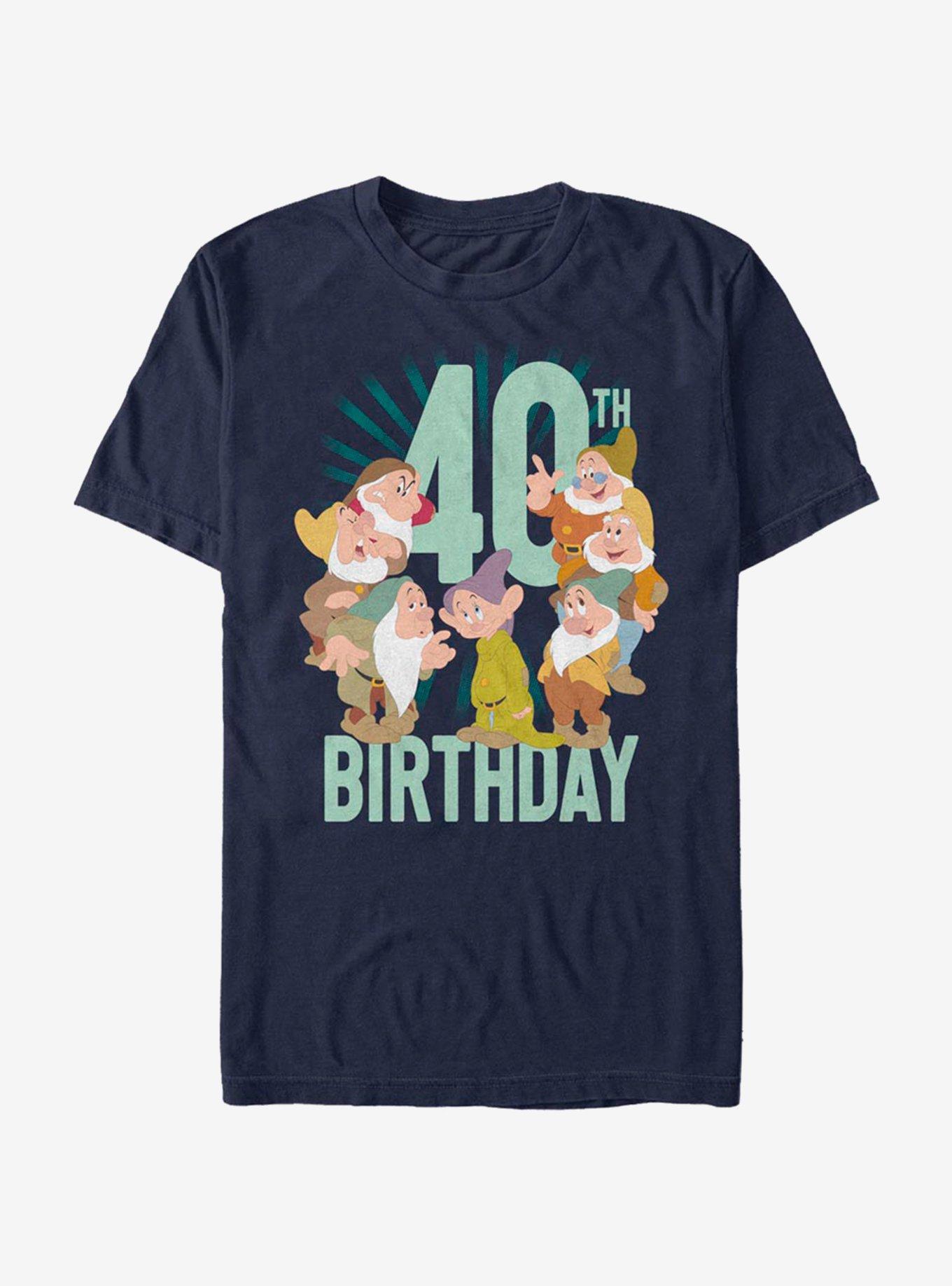 Disney Snow White Dwarves Forty B-Day T-Shirt, , hi-res