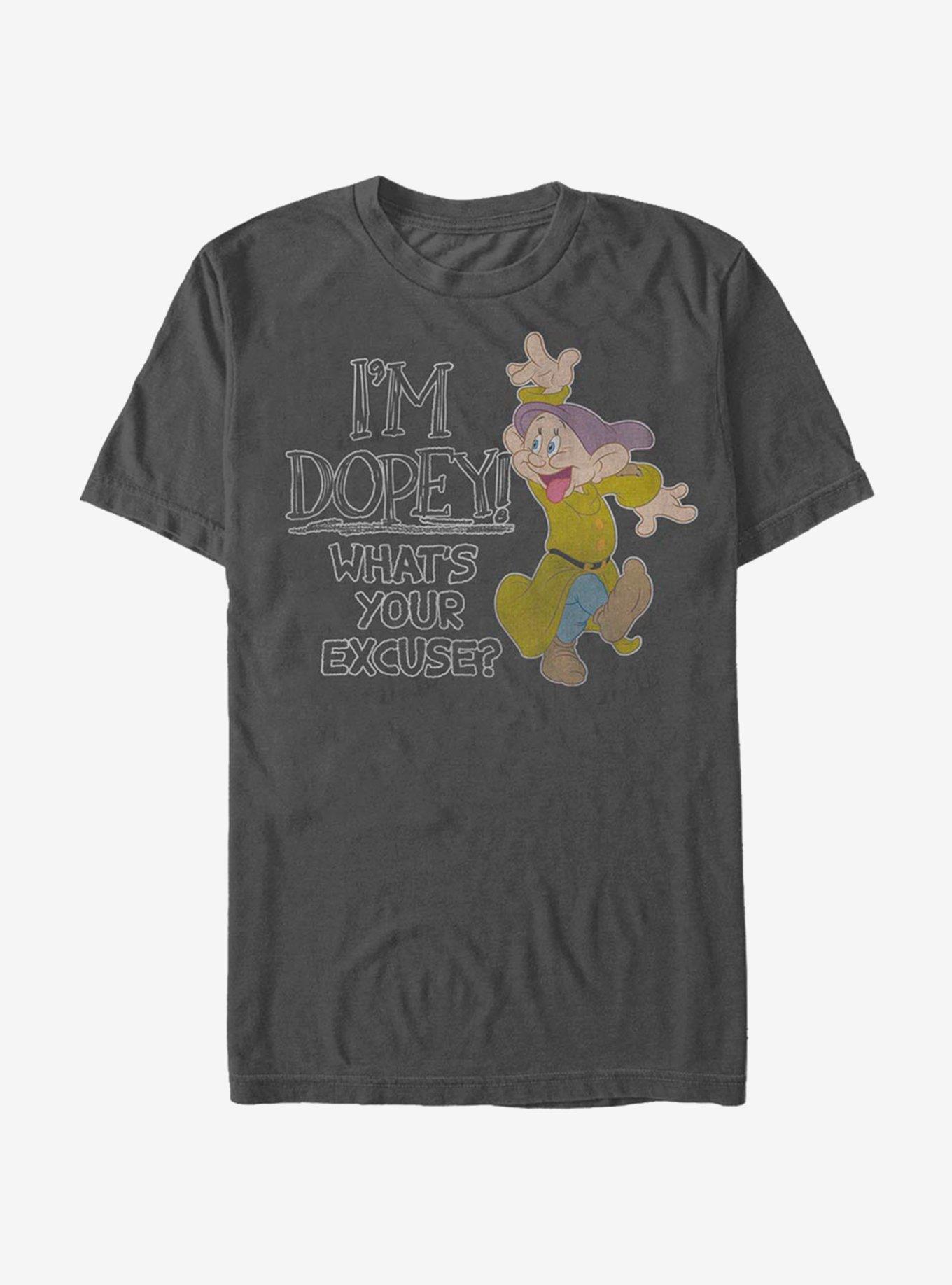 Disney Snow White Im Dopey T-Shirt, CHARCOAL, hi-res