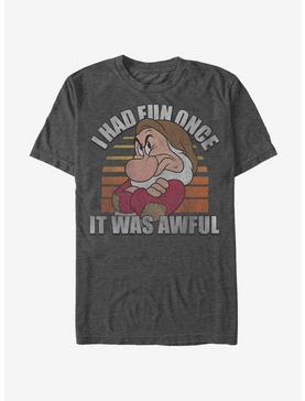 Disney Snow White No Fun T-Shirt, CHAR HTR, hi-res