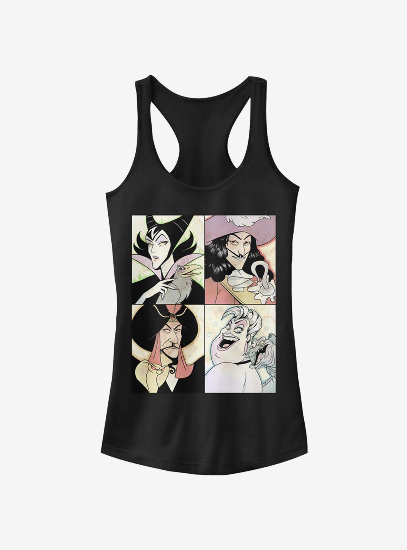 Disney Villains Anime Villians Girls Tank, BLACK, hi-res