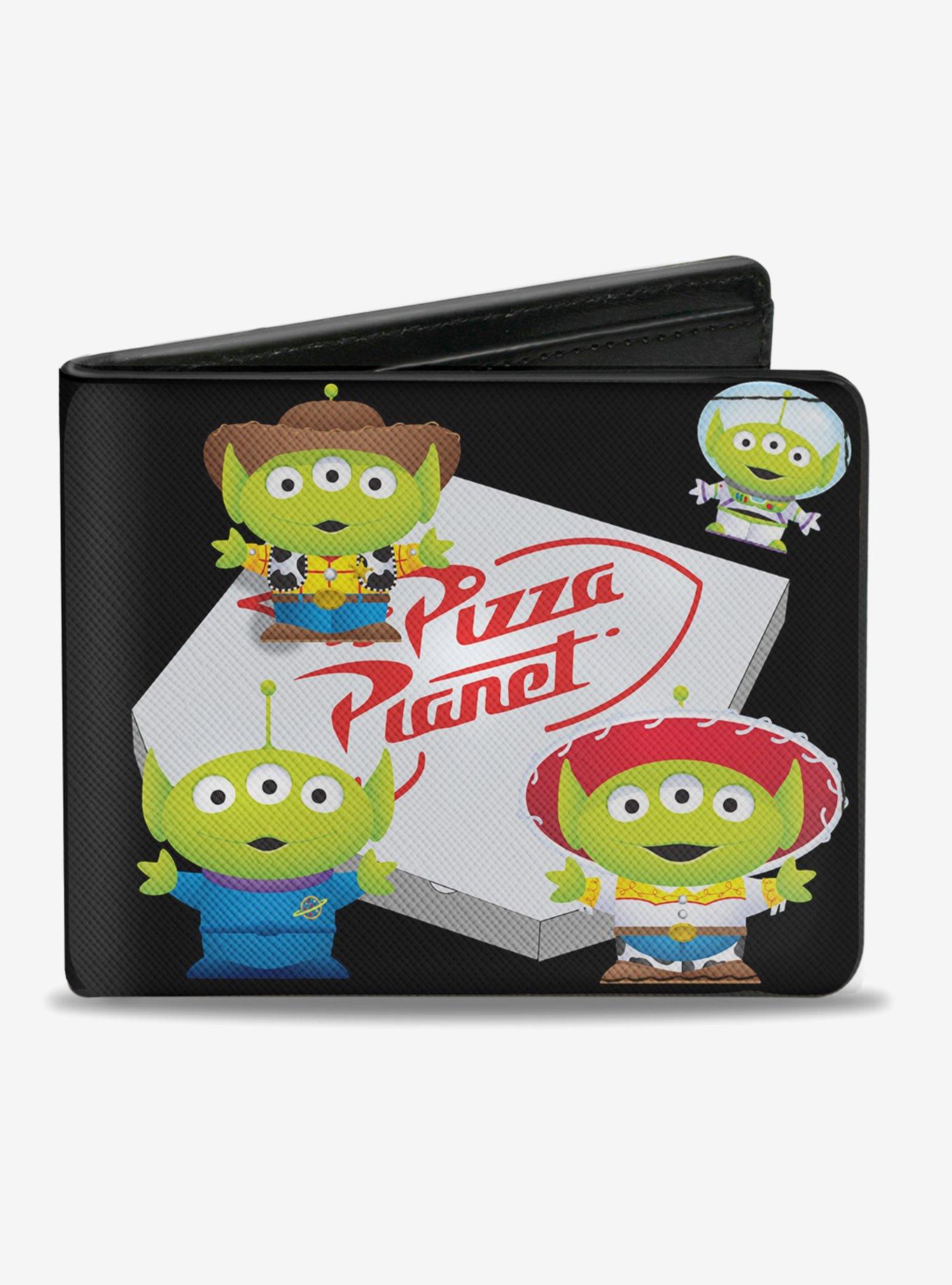 Disney Pixar Toy Story Pizza Planet Aliens Bi-fold Wallet, , hi-res