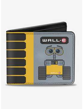 Disney Pixar Wall-E Pose Tread Solar Charge Level Icon Bi-fold Wallet, , hi-res