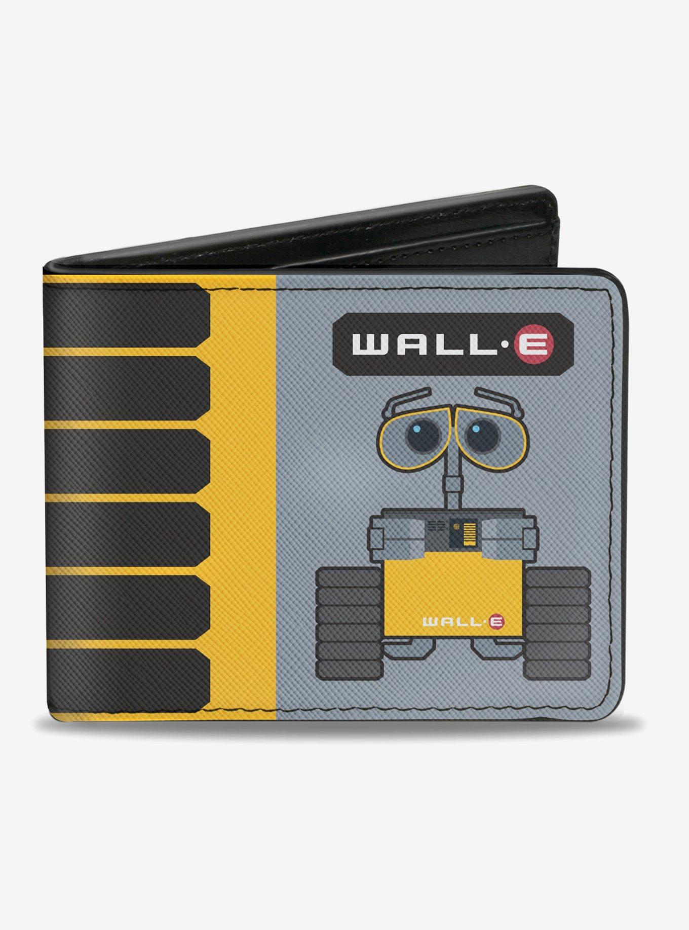 Disney Pixar Wall-E Pose Tread Solar Charge Level Icon Bi-fold Wallet, , hi-res