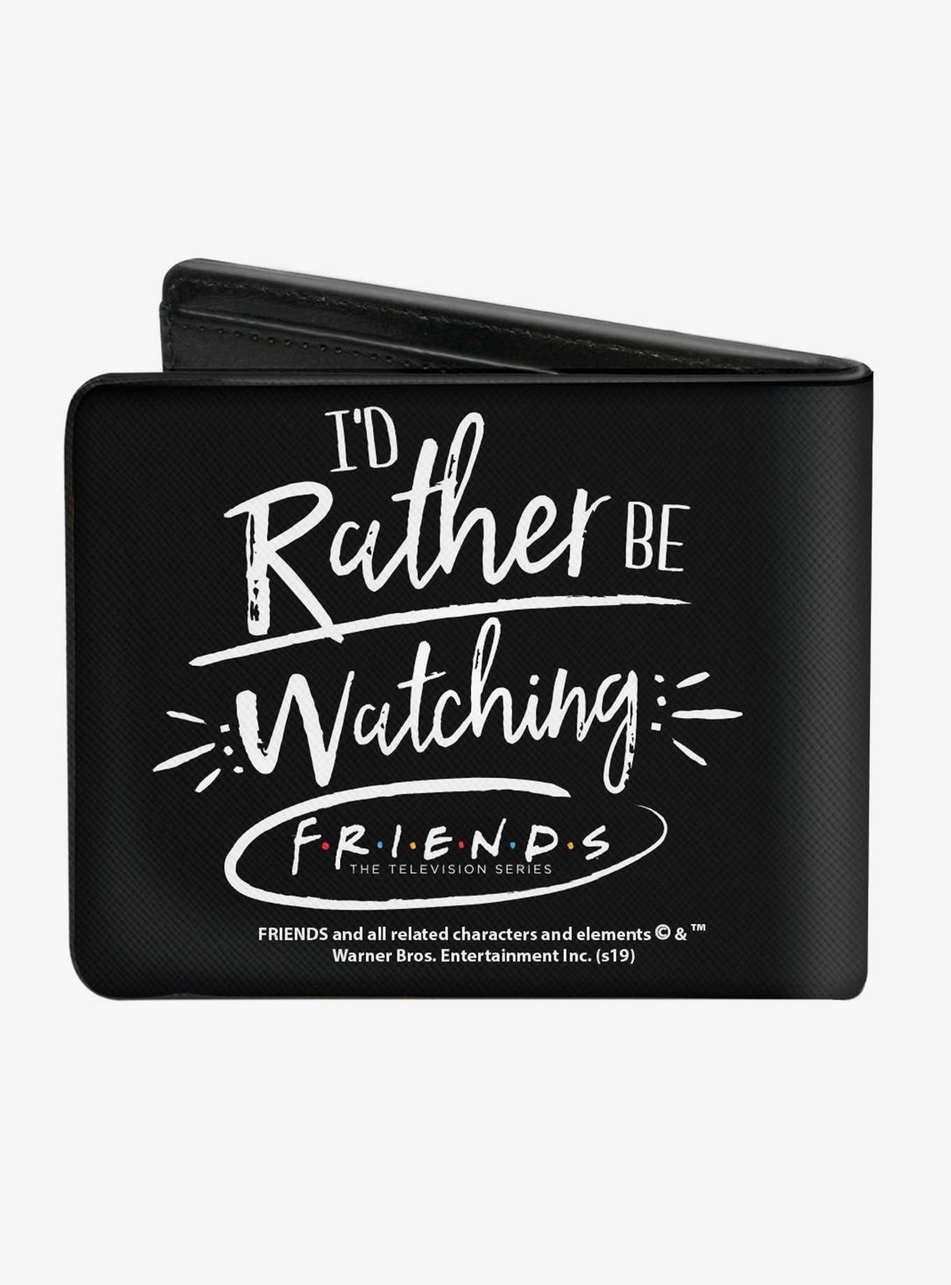 Friends I'd Rather Be Watching Friends The Television Series Bi-fold Wallet, , hi-res