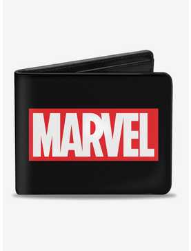 Marvel Black And Red Brick Logo Bi-fold Wallet, , hi-res