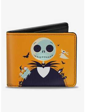 The Nightmare Before Christmas Stylized Jack And Sally Ooogie Boogie Bi-fold Wallet, , hi-res