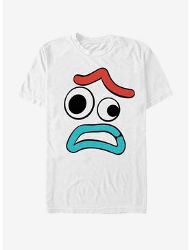 Disney Pixar Toy Story 4 Big Face Scared Forky T-Shirt, WHITE, hi-res