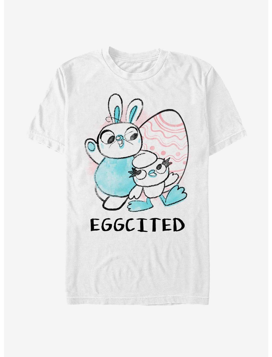 Disney Pixar Toy Story 4 Eggcited Ducky Bunny T-Shirt, WHITE, hi-res