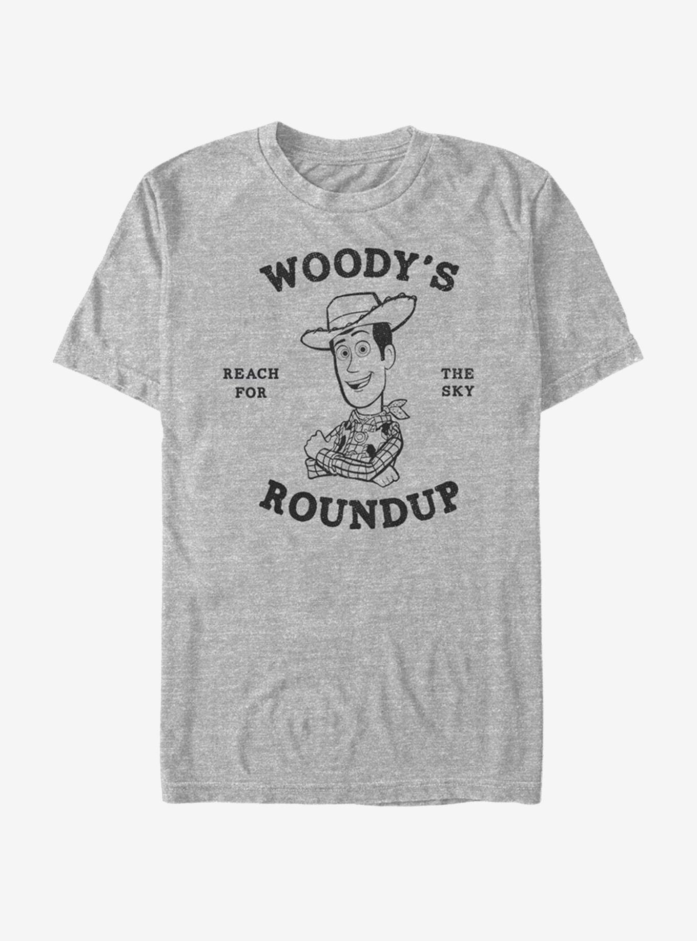 Disney Pixar Toy Story 4 Woody's RoundUp T-Shirt, ATH HTR, hi-res