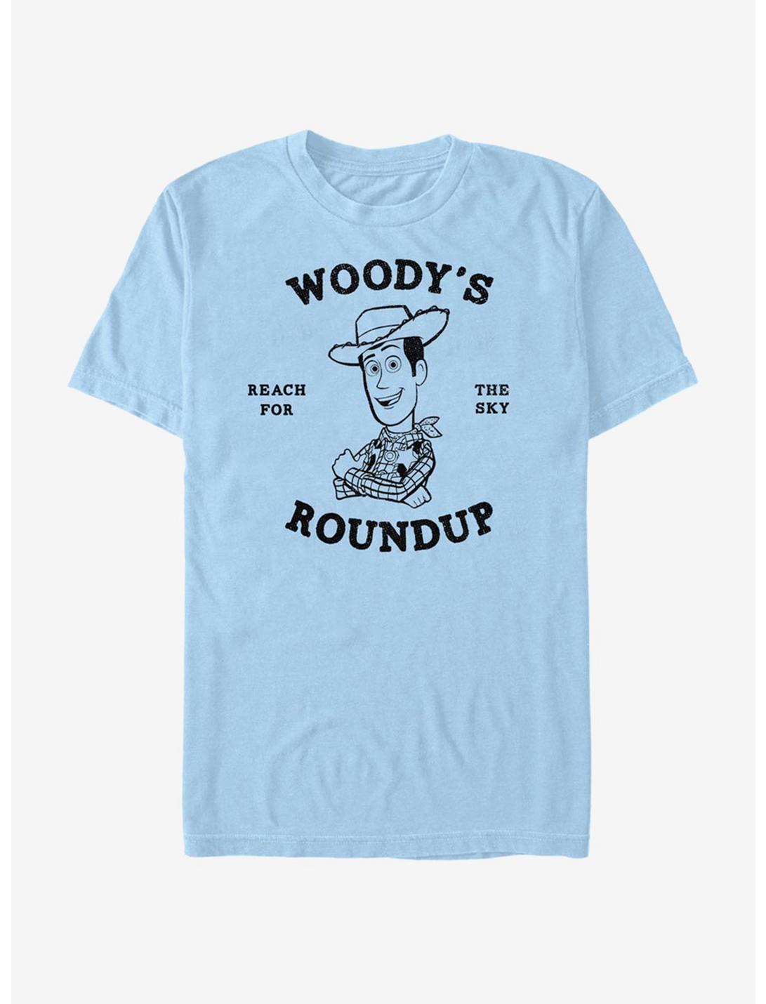 Disney Pixar Toy Story 4 Woody's RoundUp T-Shirt, LT BLUE, hi-res