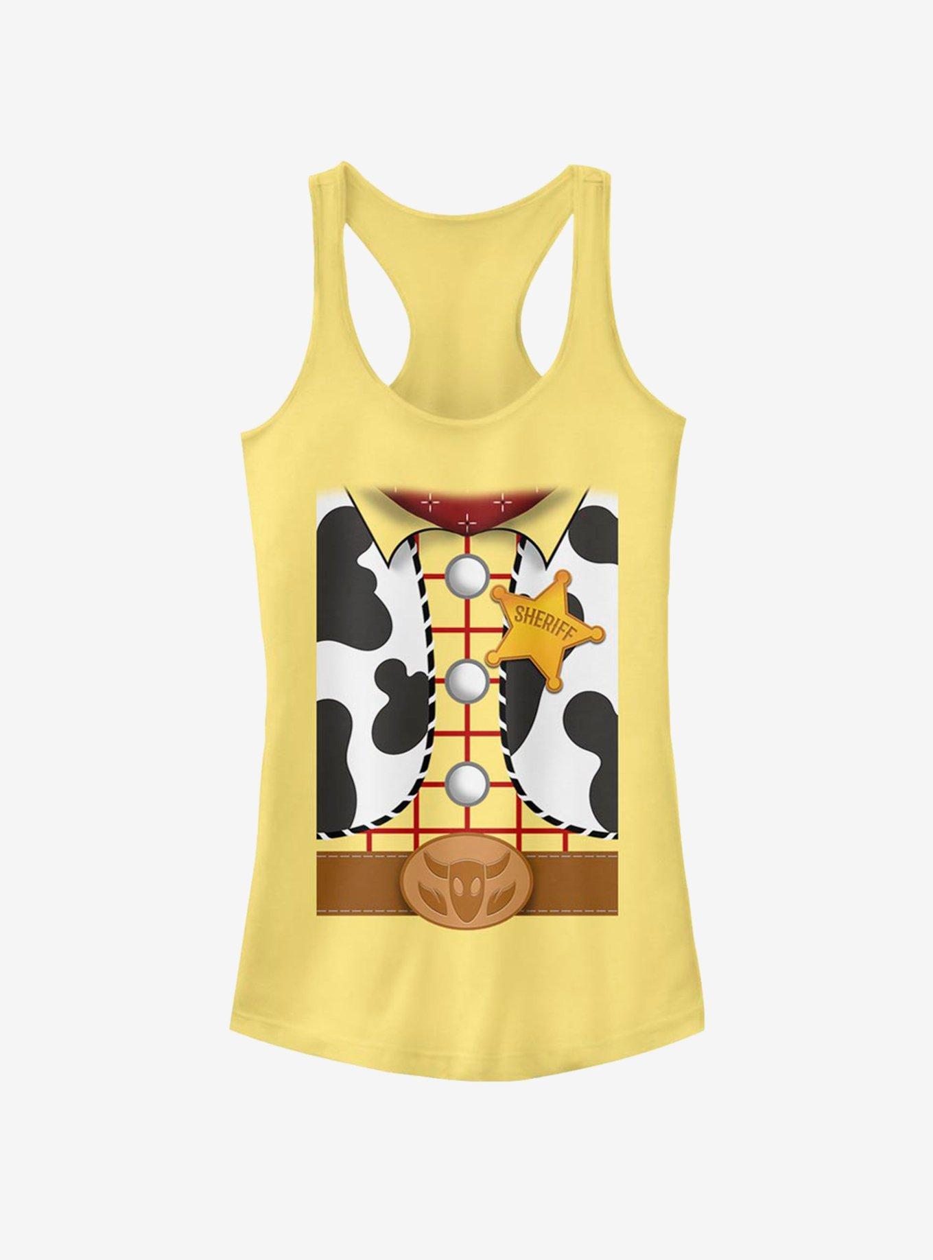 Disney Pixar Toy Story Woody Suit Girls Tank, BANANA, hi-res