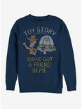 Disney Pixar Toy Story Friend In Me Crew Sweatshirt, NAVY, hi-res