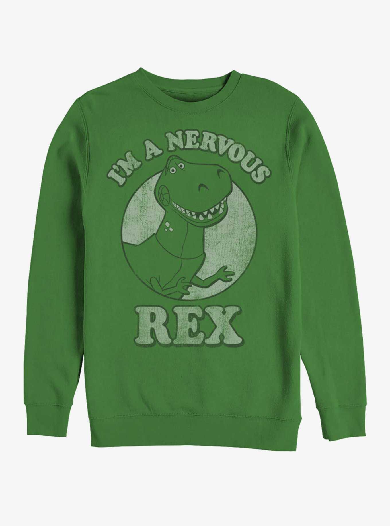 Disney Pixar Toy Story Rex Nervous Crew Sweatshirt, , hi-res
