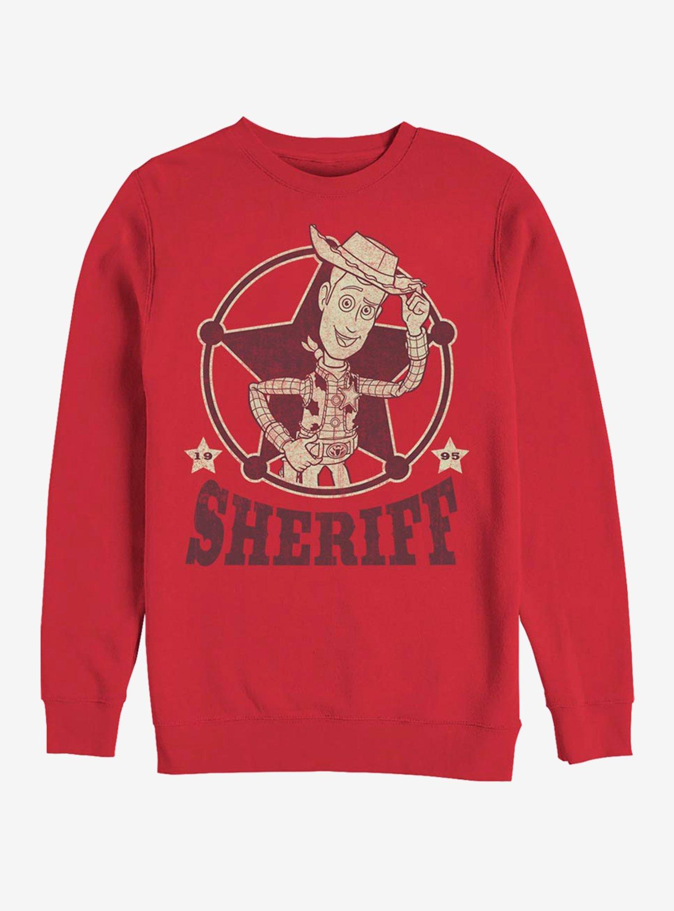 Disney Pixar Toy Story Sheriff Woody Crew Sweatshirt, , hi-res