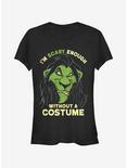 Disney The Lion King Scary Enough Scar Girls T-Shirt, BLACK, hi-res