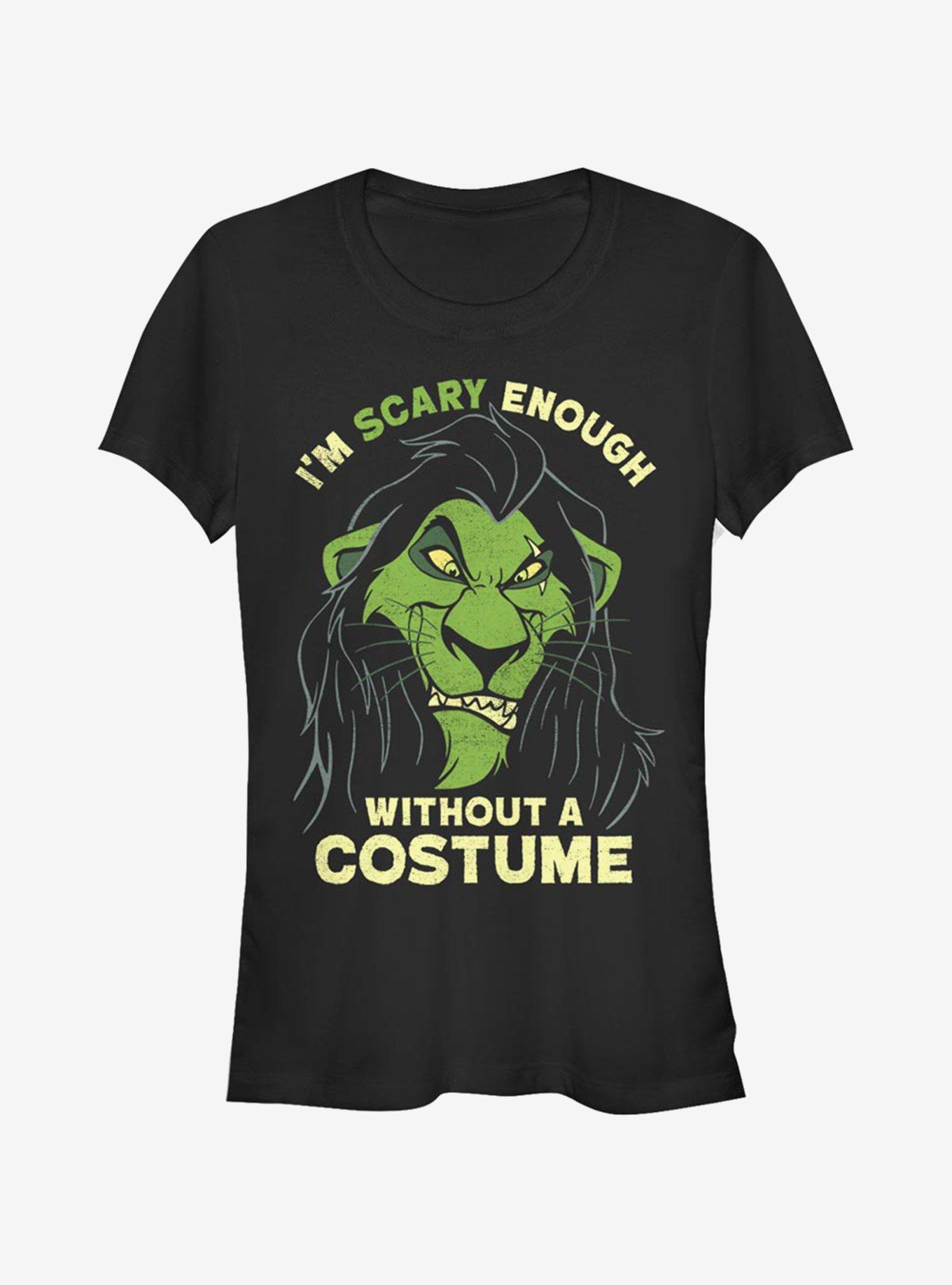 Disney The Lion King Scary Enough Scar Girls T-Shirt, , hi-res