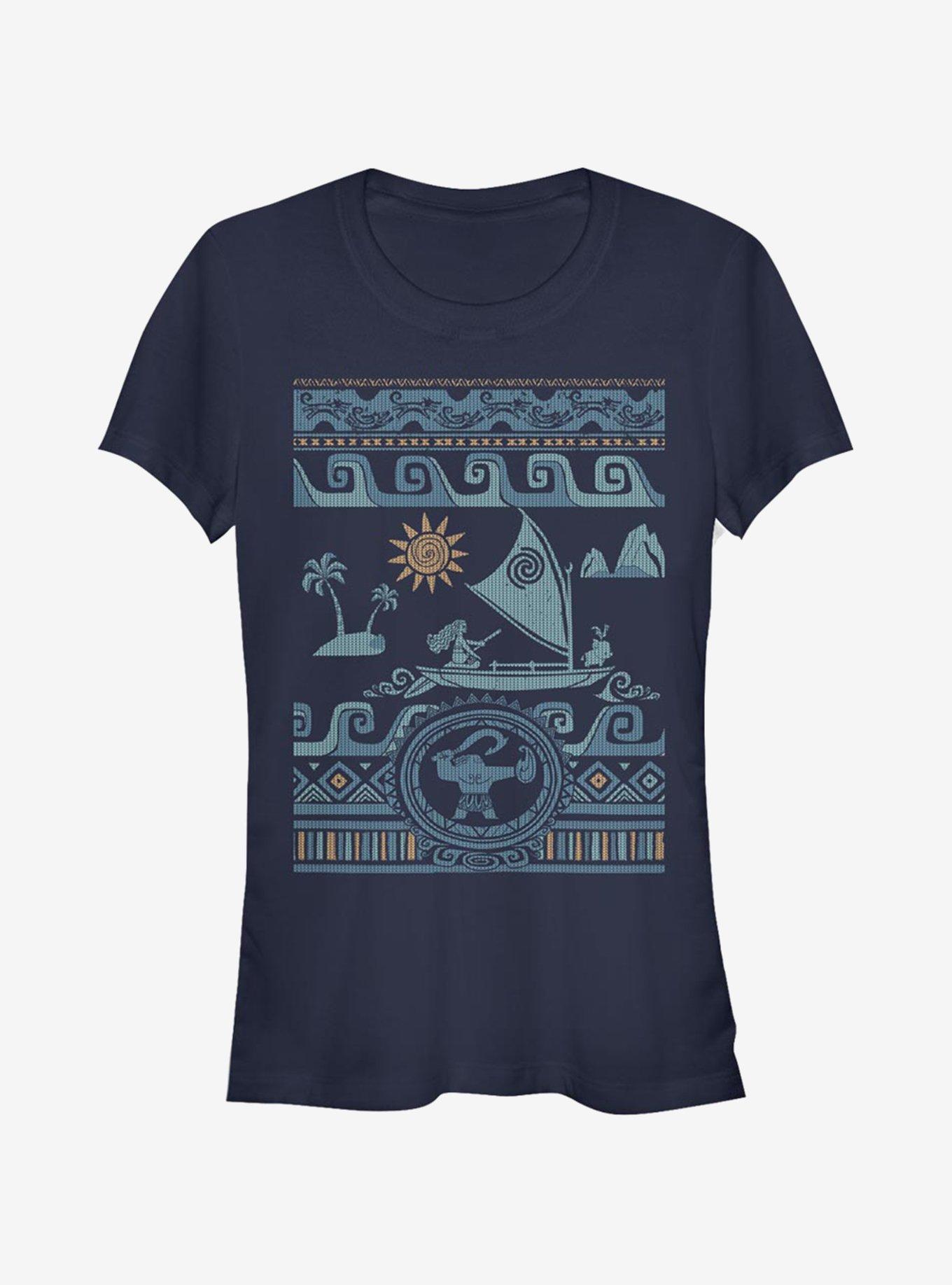 Disney Moana Moana Sweater Collage Girls T-Shirt, , hi-res