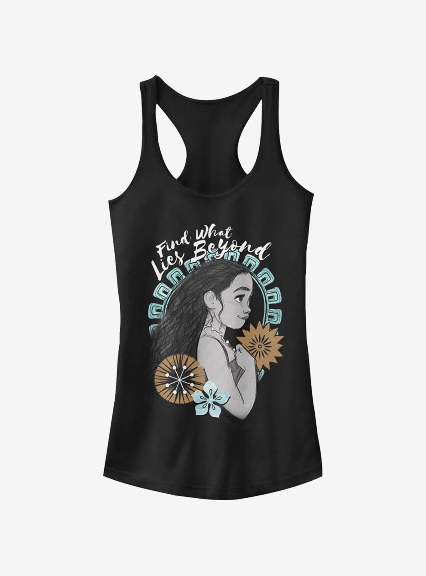 Disney Moana Lies Beyond Girls Tank, BLACK, hi-res