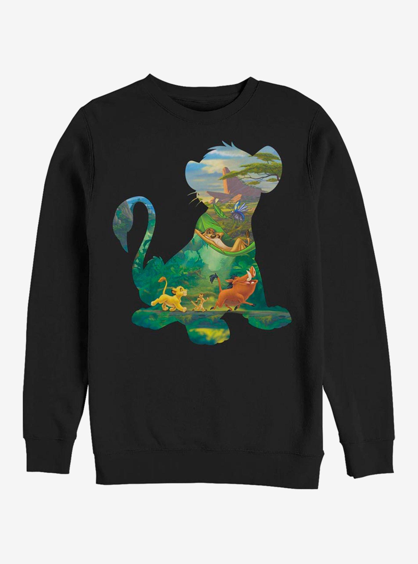 Disney The Lion King Cub Life Crew Sweatshirt, BLACK, hi-res