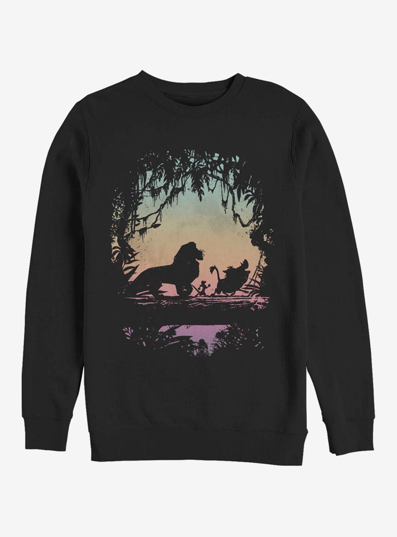 Disney The Lion King Eastern Trail Crew Sweatshirt, BLACK, hi-res