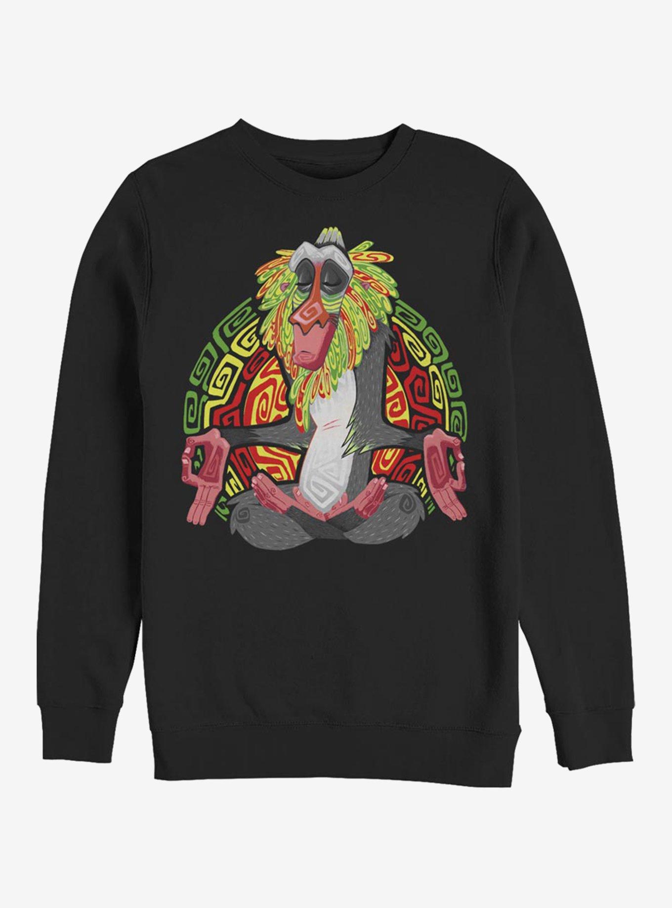 Disney The Lion King Freaky Rafiki Crew Sweatshirt, BLACK, hi-res