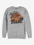 Disney The Lion King Hakuna Sun Crew Sweatshirt, ATH HTR, hi-res