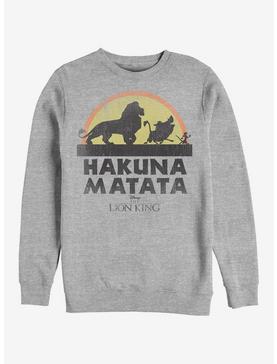 Disney The Lion King Hakuna Walk Crew Sweatshirt, , hi-res