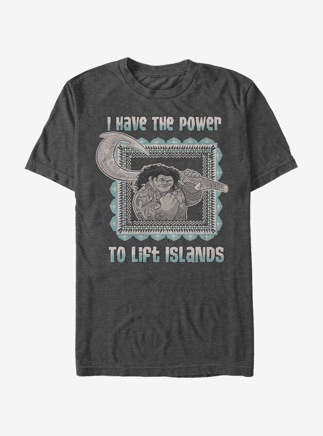 Disney Moana Island Lifter T-Shirt, CHAR HTR, hi-res