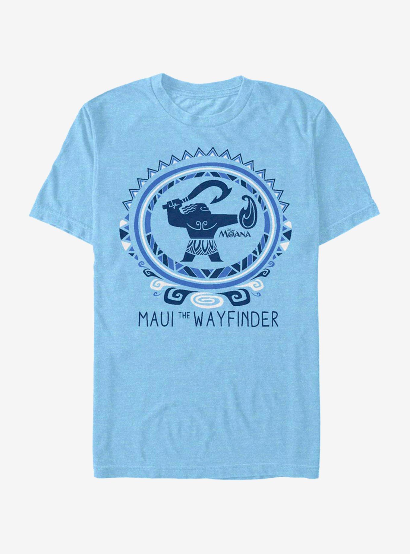 Disney Moana Maui The Wayfinder T-Shirt, LT BLUE, hi-res