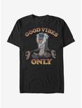 Disney The Lion King Good Vibes T-Shirt, BLACK, hi-res