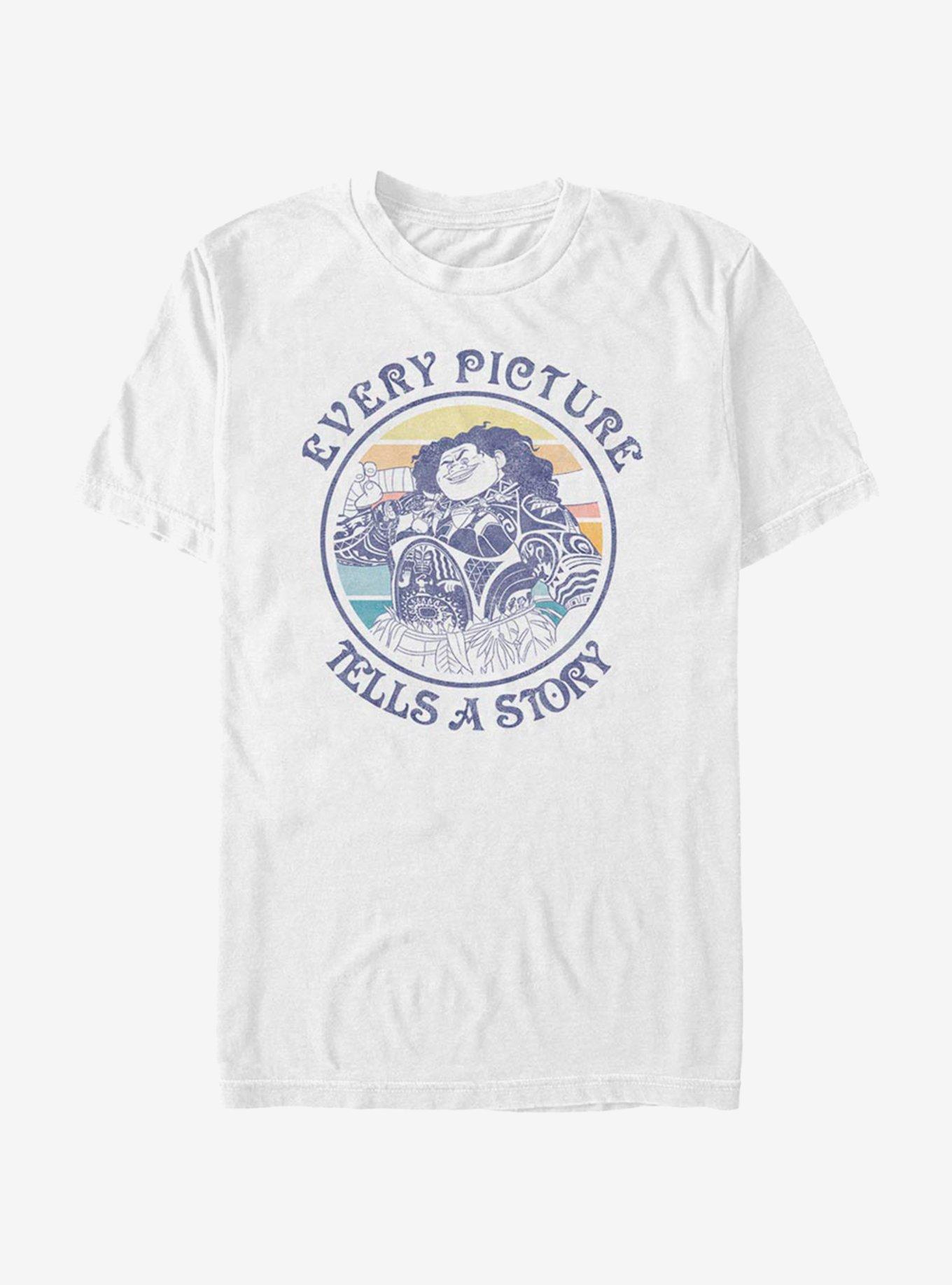 Disney Moana Pua Overlayed T-Shirt, WHITE, hi-res