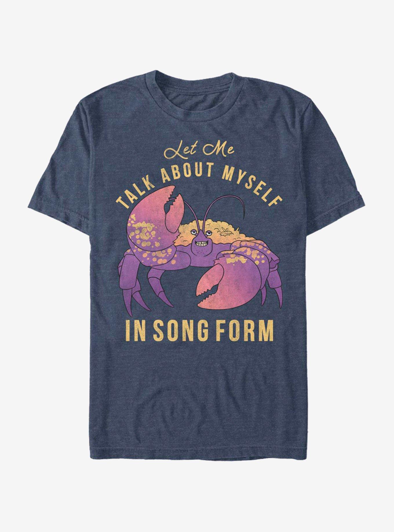 Disney Moana Tamatoa Song Form T-Shirt, NAVY HTR, hi-res