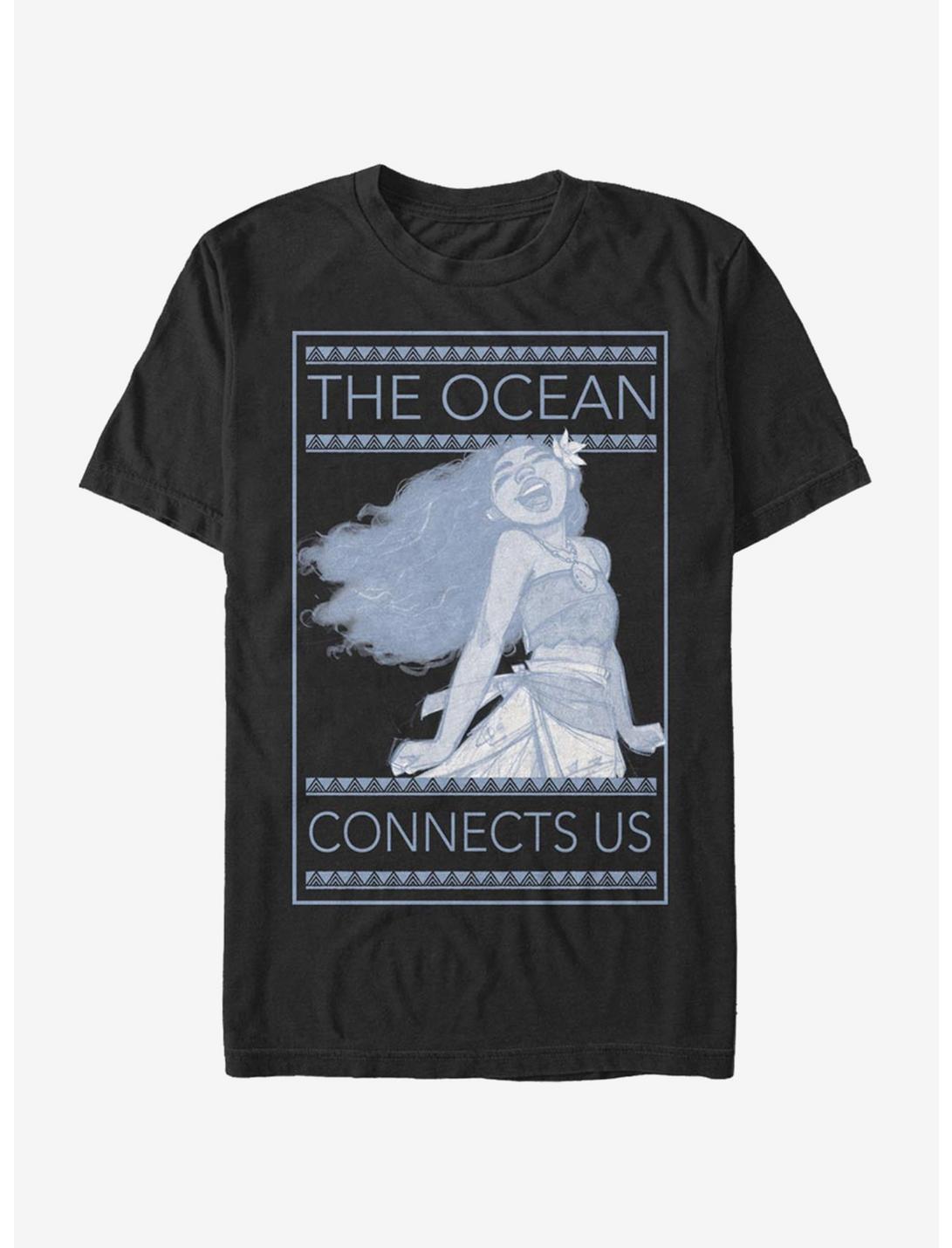 Disney Moana The Ocean T-Shirt, BLACK, hi-res