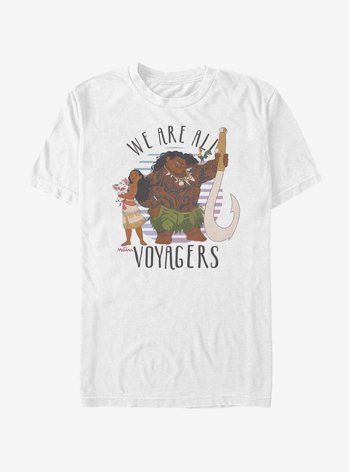 Disney Moana We Are All Voyagers T-Shirt, WHITE, hi-res