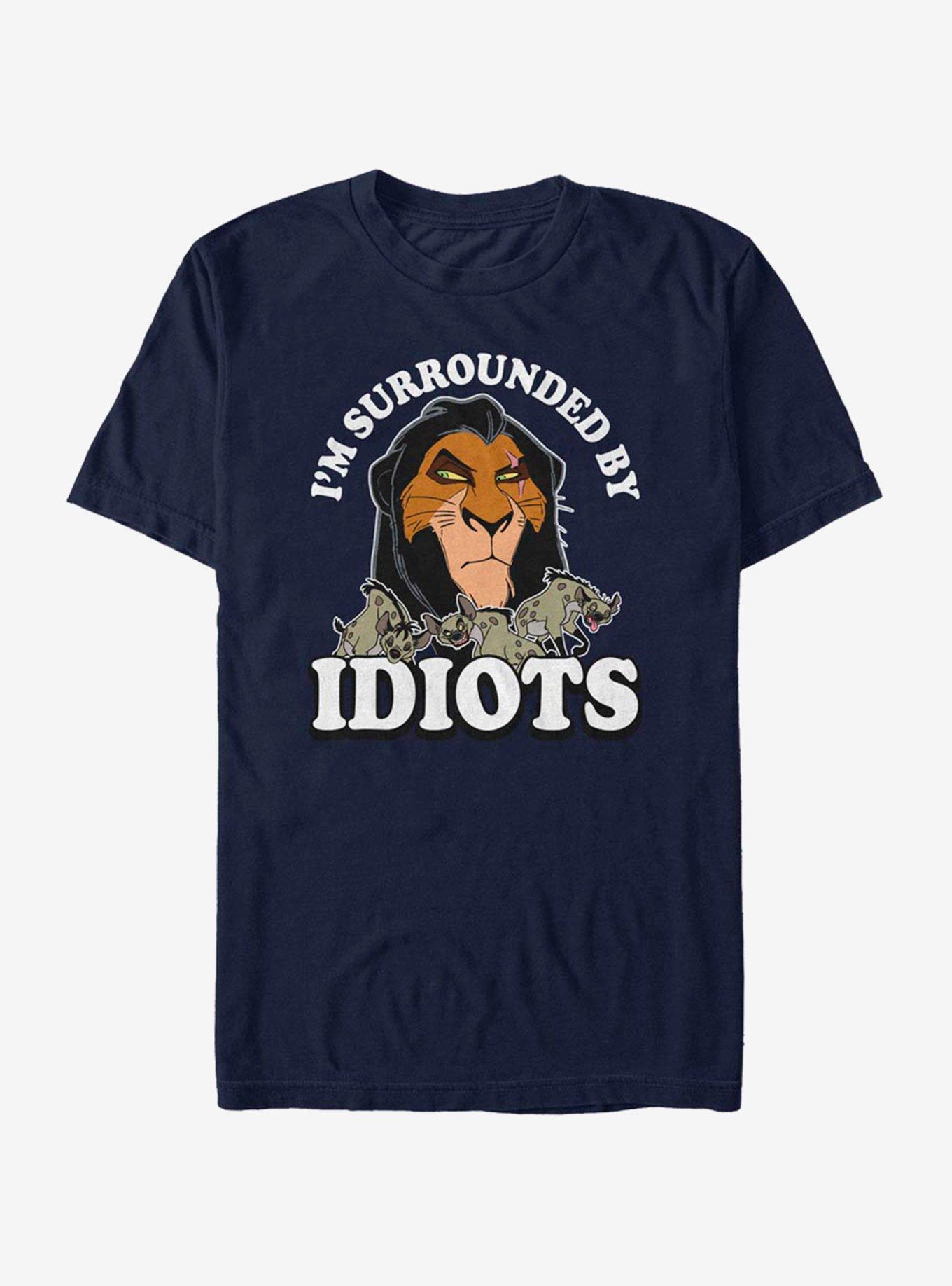 Disney The Lion King Scar Collage Boyfriend Fit Girls T-Shirt