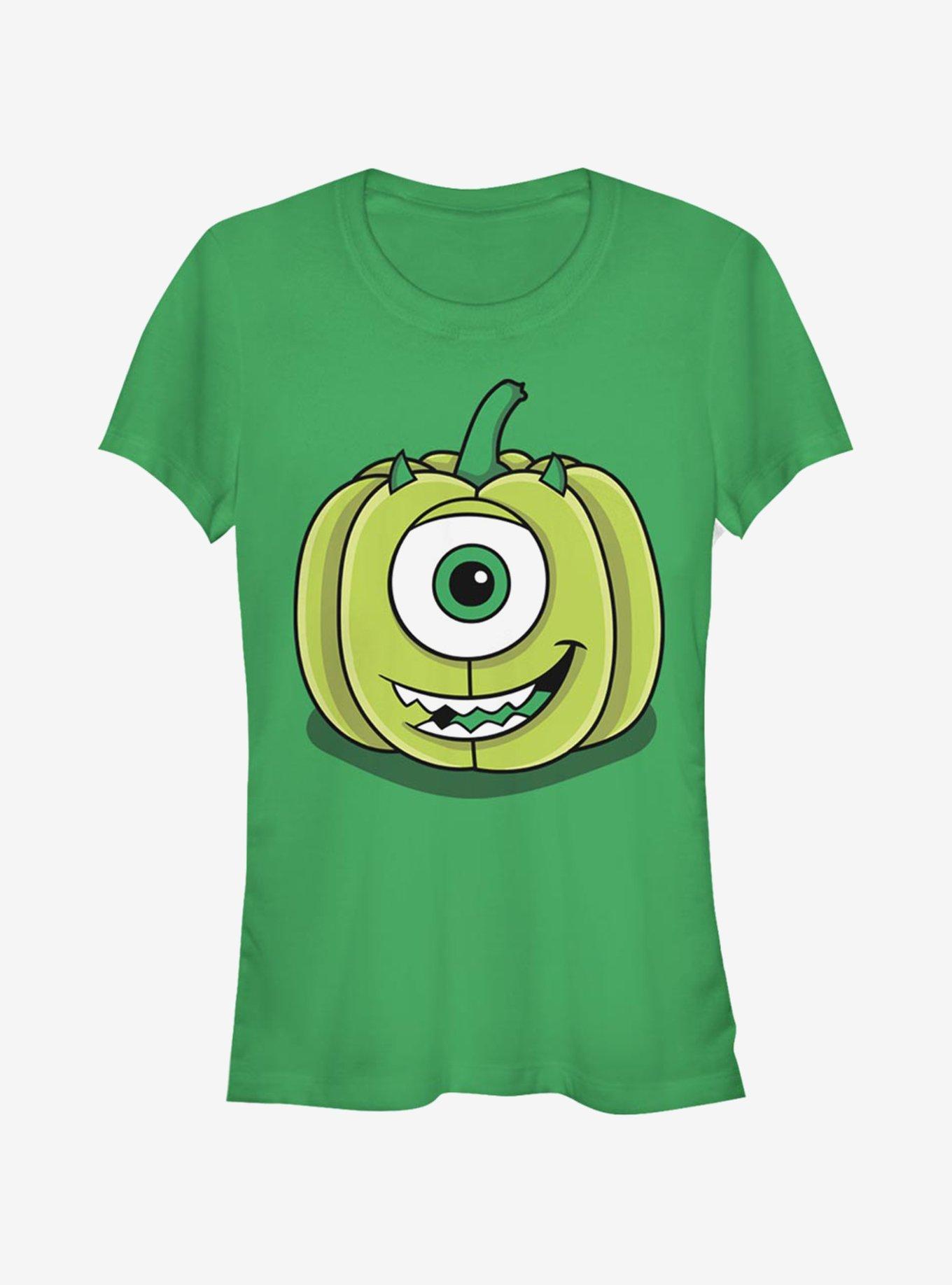 Disney Pixar Monsters University Mike Pumpkin Girls T-Shirt, KELLY, hi-res