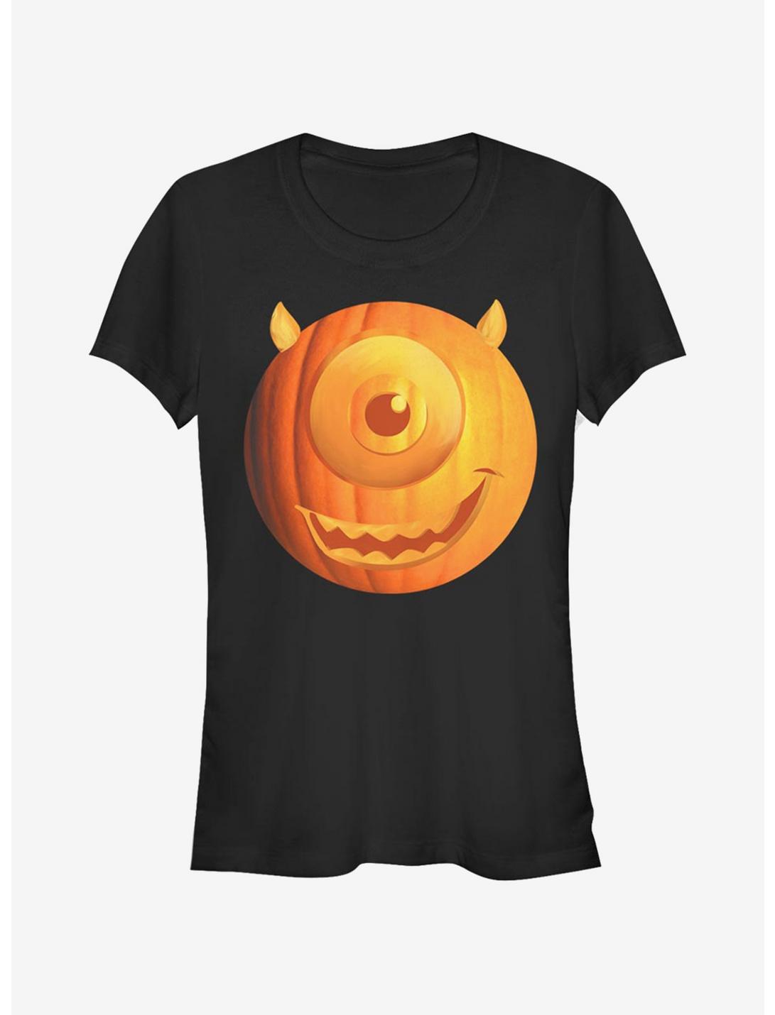 Disney Pixar Monsters University Pumpkin Mike Girls T-Shirt, BLACK, hi-res