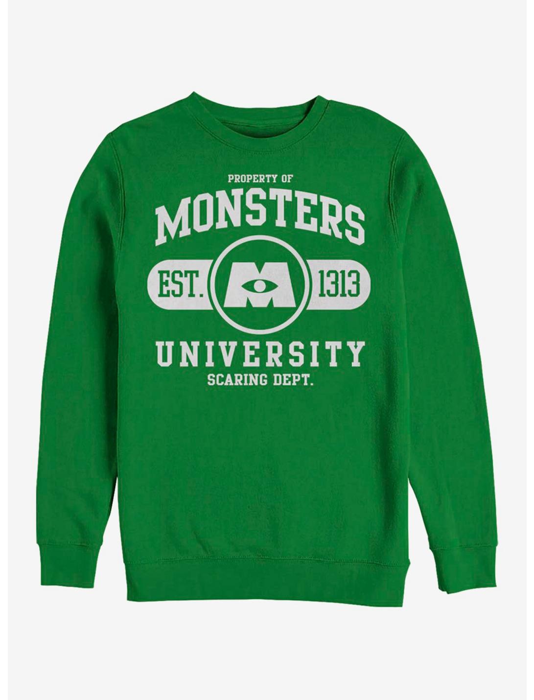 Disney Pixar Monsters University Uni Crew Sweatshirt, KELLY, hi-res