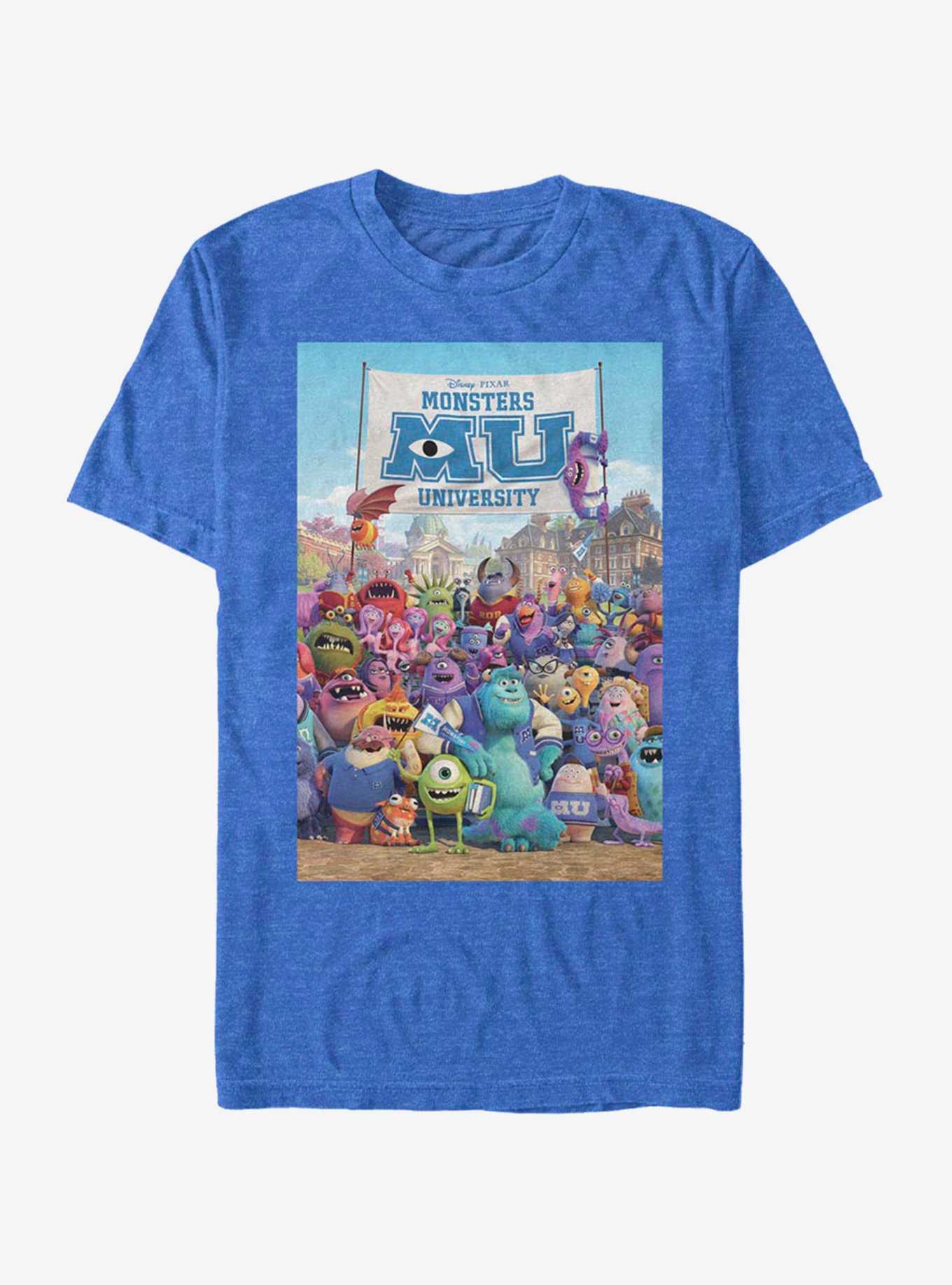 Disney Pixar Monsters University Mu Poster T-Shirt, ROY HTR, hi-res