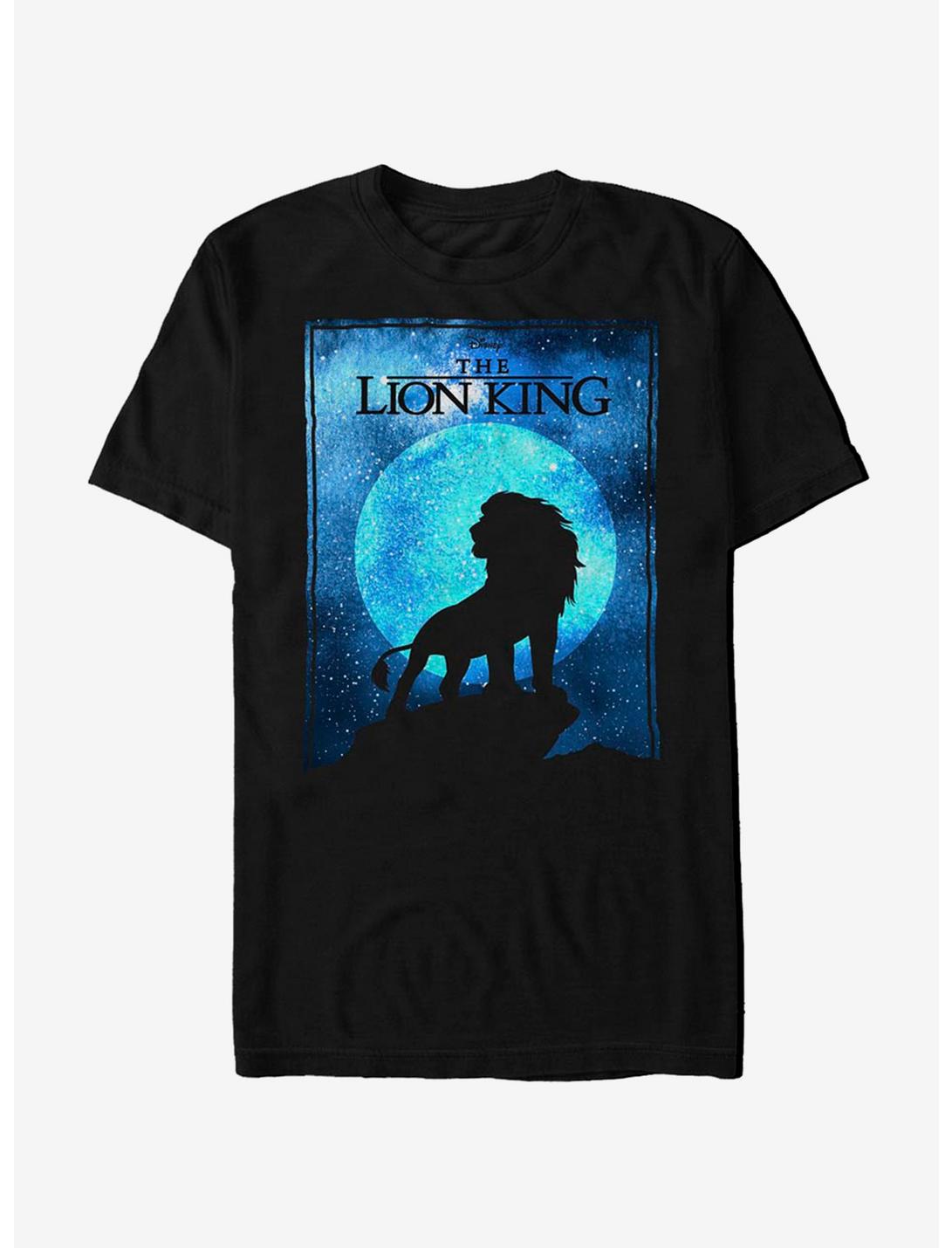 Disney The Lion King Night Sky T-Shirt, BLACK, hi-res